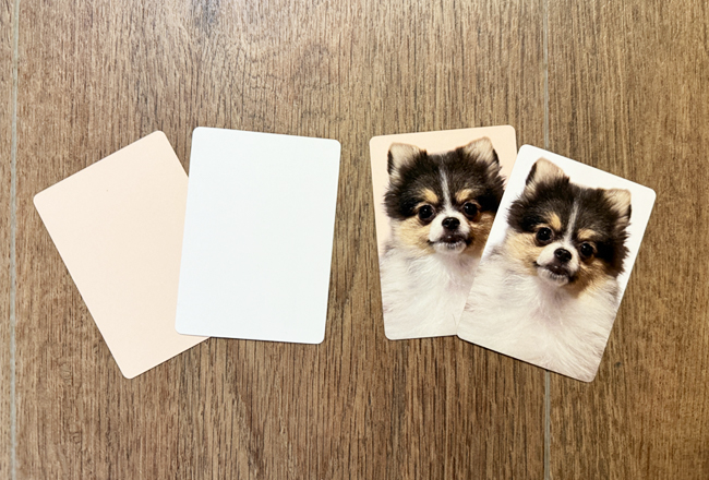 ポメあわせ予備の無地カード